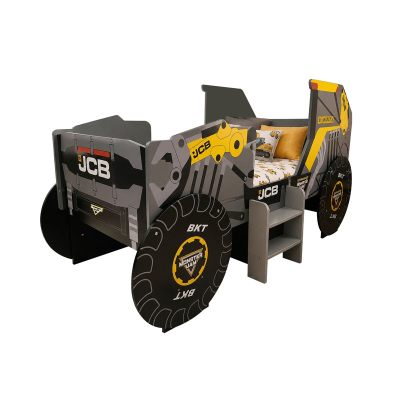 MONSTER JAM DIGatron JCB Single Bed