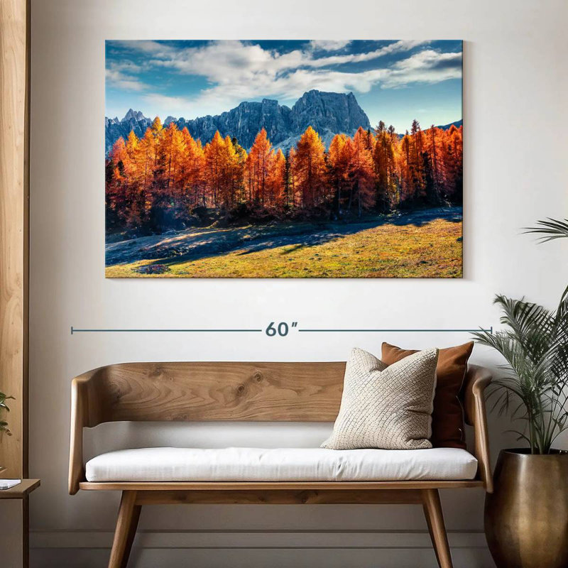 Mélèze d'automne Alvord, H 34 po x l 51 po