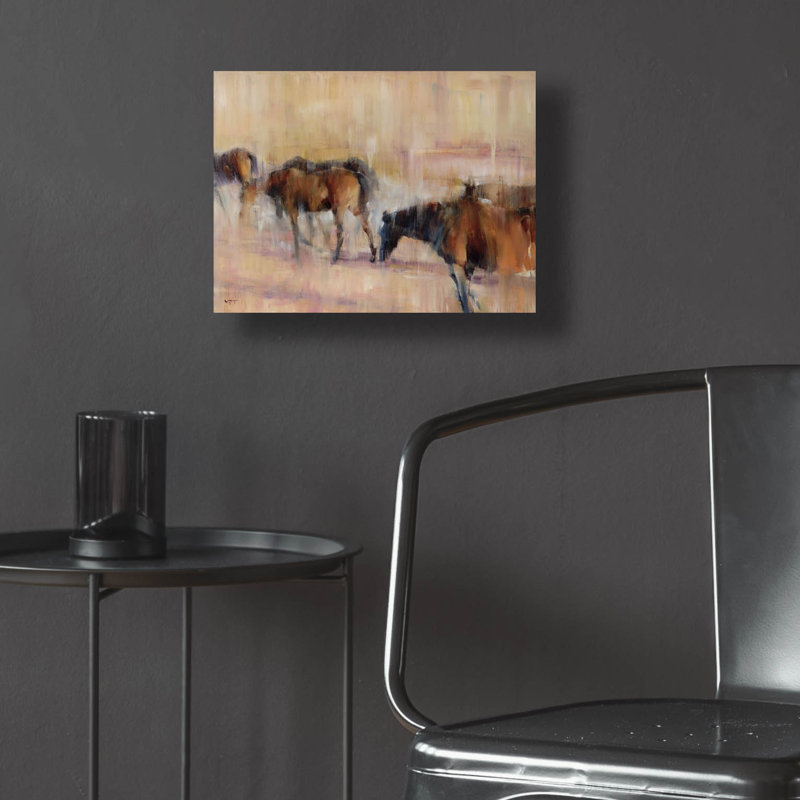 Épique «Kentucky Morning» par Valtcho Tonov, Acry «Kentucky Morning» par Valtcho Tonov, H 12 po x l 16 po x P 0,13 po