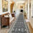 Non Slip for Hallways,Washable Hallway Rug,Long Ultra Soft Kitchen Rug,Non Shedding Accent Farmhouse Rugs (Black)-833489628