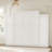 Murphy bed with 2 closets and storage shelves, multifunctional foldable platform bed frame