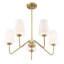 Lustre en laiton à 5 lumières Higginson-80646246