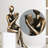 Artistic Figurine, Abstract Reading Statue,Bookshelf Decor-747691850