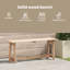 Solid Wood Outdoor Bench