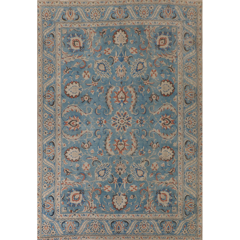 Tapis bleu surdimensionné 9 x 13