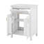 Ensemble de meuble-lavabo autoportant 24 po avec lavabo en céramique 24 po avec 2 portes à fermeture en douceur et tiroir