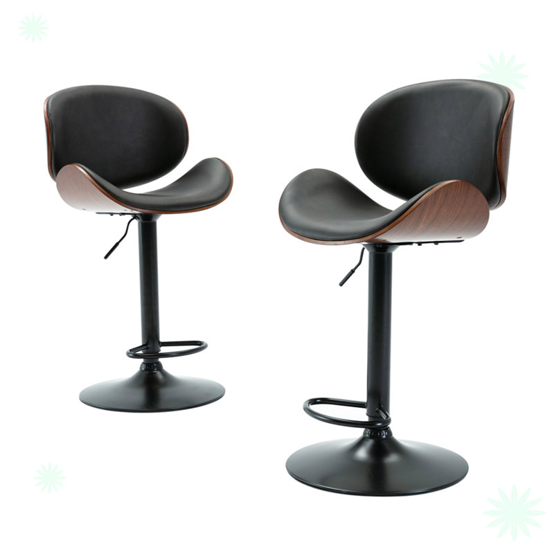 Tabouret pivotant à hauteur réglable Larya