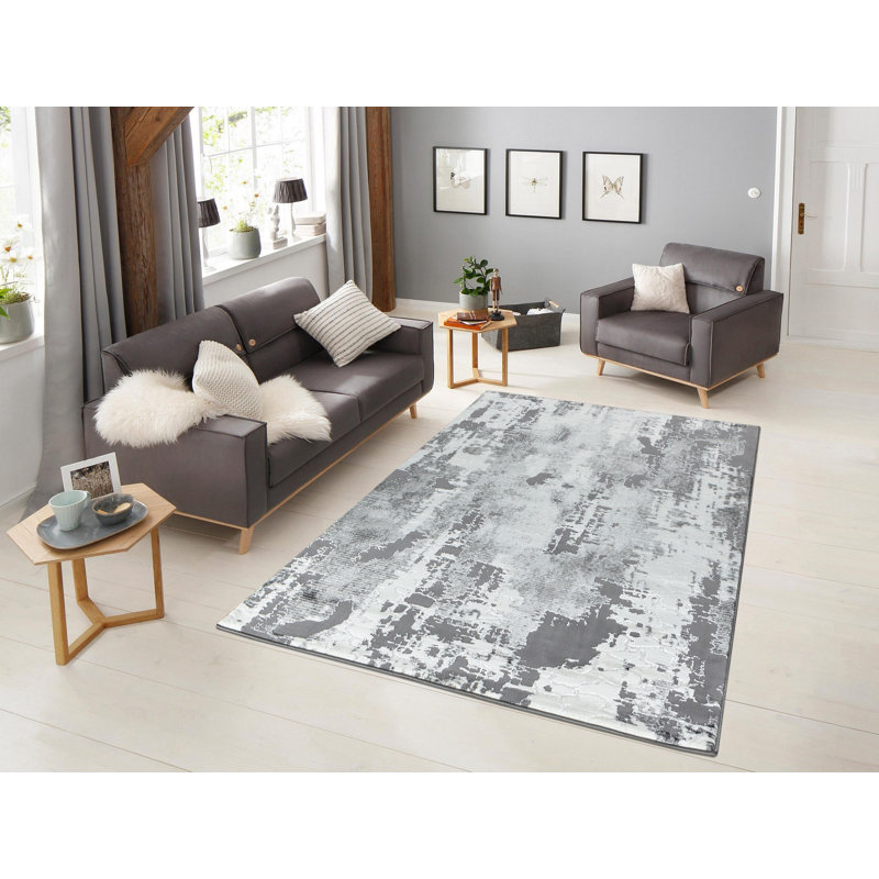 Studebaker Washable Abstract Indoor Rug, Rectangle 9'6" x 13'10"