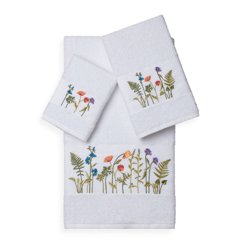 Serenity 3 Piece Towel Set, White