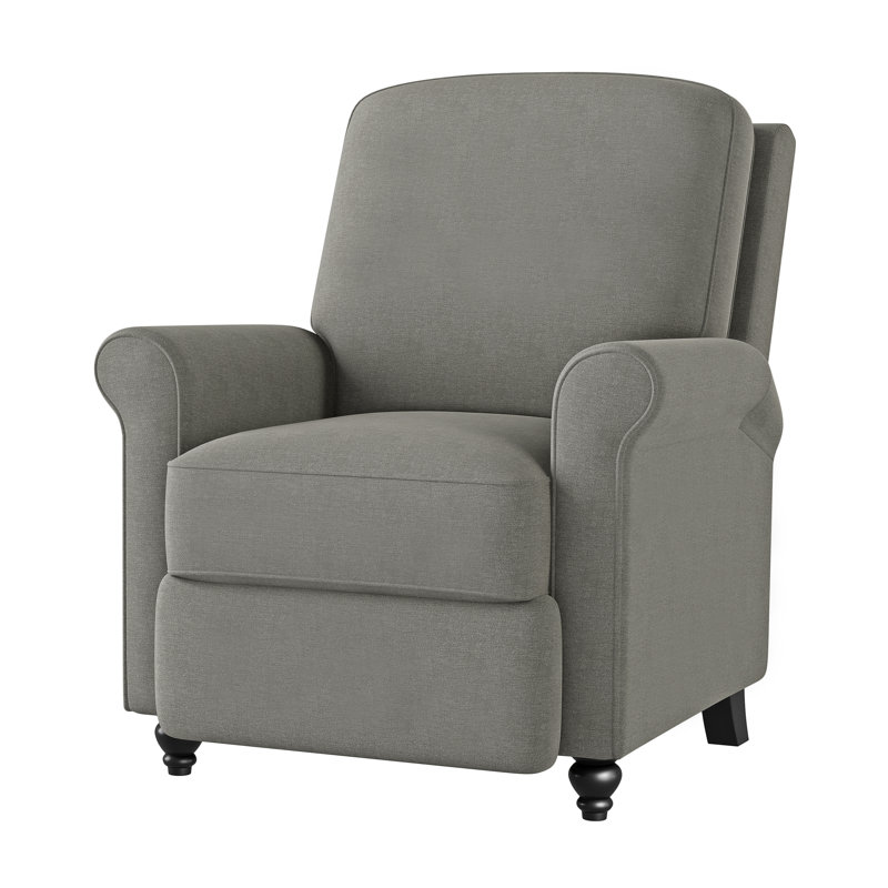 Leni Upholstered Recliner, Caribbean Blue