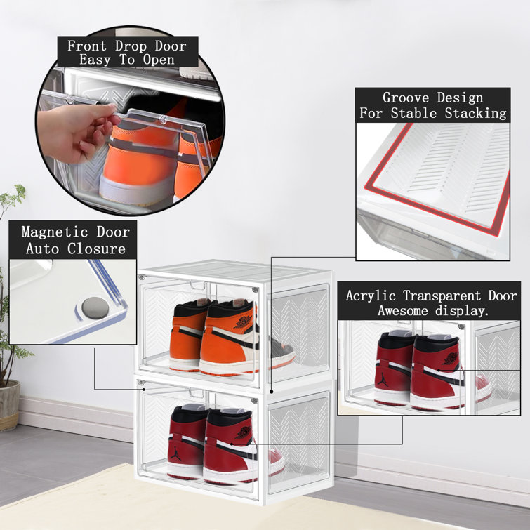 FORTUNE 12 Pair Stackable Shoe Storage & Reviews