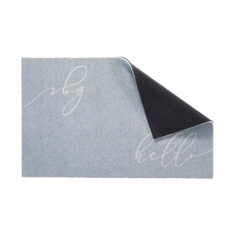 Hello Bye Non-Slip Door Mat, 50cm W x 80cm L
