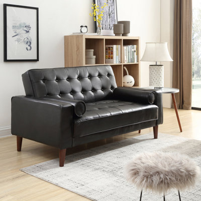 Elegant Loveseat With Versatile Bed Feature, Ideal For Modern Living And Space-Saving Solutions