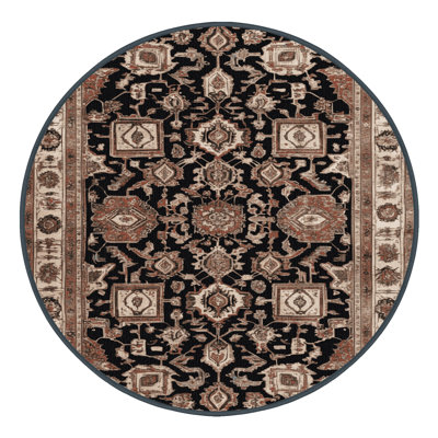 Tapis brun lavable à la machine