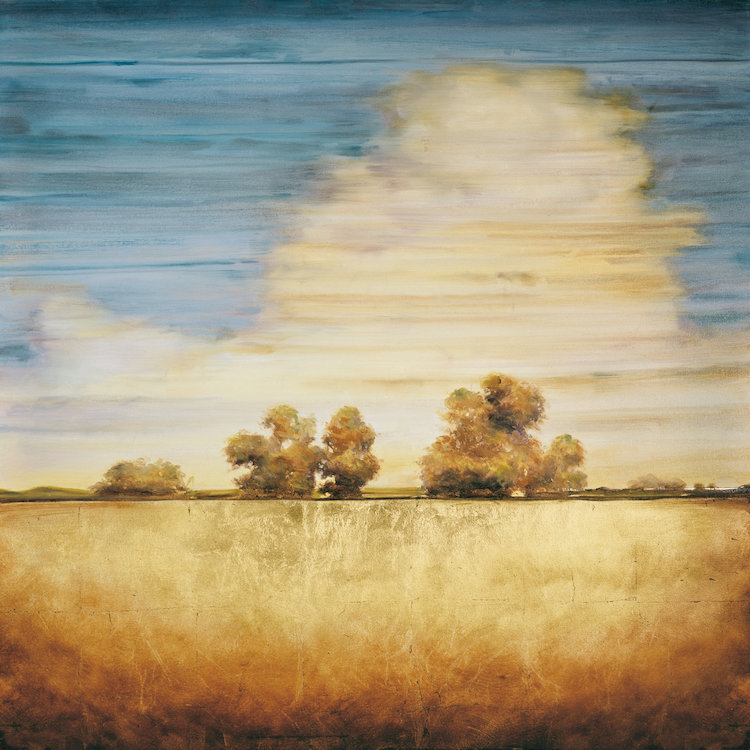 « lucent i », reproduction d’art sur toile, H 12 po x l 12 po x P 1,5 po, Pas de tapis, Toile tendue