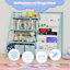 80cm H x 90cm W Metal Bookcase-309292614