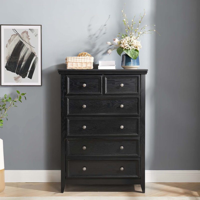 Commode moderne à 6 tiroirs, commode à tiroirs et rangement pour vêtements, armoire de rangement pour le salon