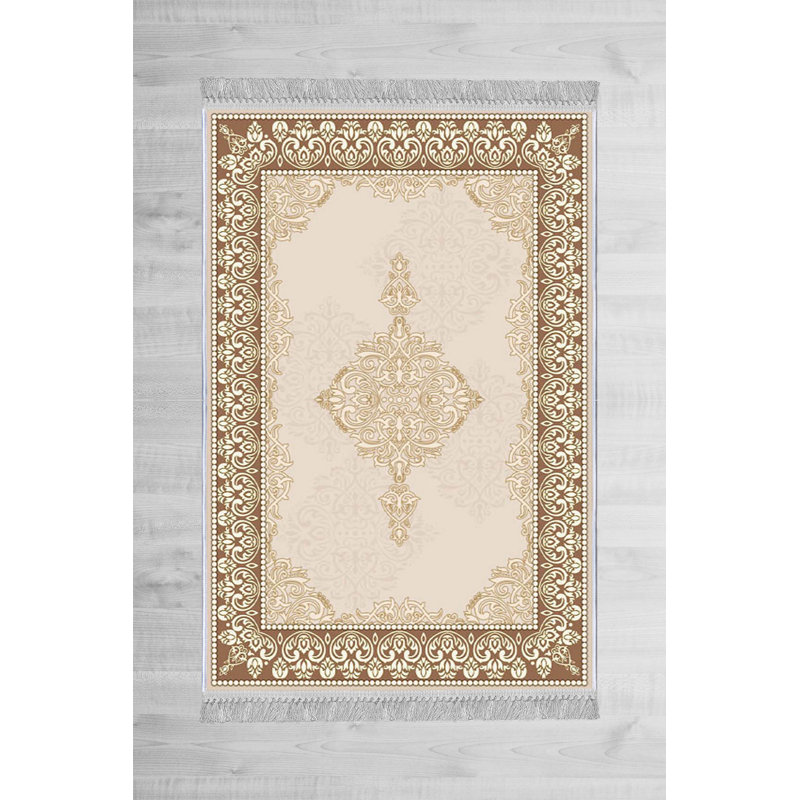 Luxurious Velvet Area Rug (4.6 x 7.2 ft), 100% Antibacterial Fabric, Non-Slip Cotton Backing, Pile Height: 0.4 in | Machine Washable, 3D Digital Print Design | Perfect for Living Room & Bedroom Decor, Soft & Durable