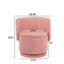Fauteuil pivotant à 360 degrés avec espace de rangement, convenant à la chambre à coucher et au salon-414370282