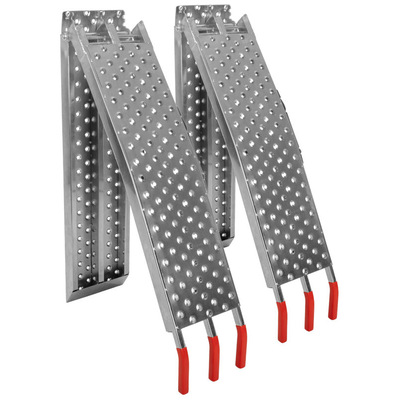 Ensemble de 2 rampes de chargement Stalwart - Rampes pour VTT, motos, tondeuses, chariots, etc.