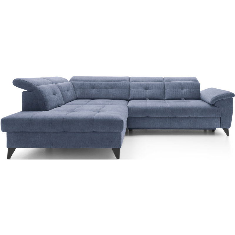 Mukhran 5 Seater Sofa Bed, Left Hand Facing, Blue