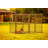 Heavy-Duty 4 ft. x 8 ft. Modular Welded Wire Dog Kennel with Split-Panel Design