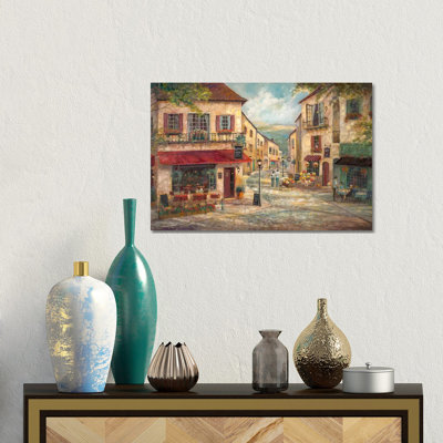 Salvatore's by Ruane Manning - Wrapped Canvas Print