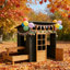 Maisonnette en bois pour enfants, maisonnette d'extérieur, maisonnette spacieuse