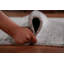 Tapis rayé gris Gabbeh 5 x 5