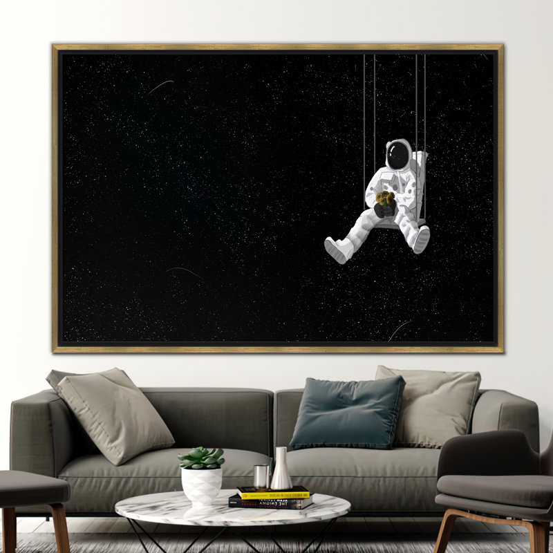 Print on Canvas, Gold Floater Framed, 60 cm H x 90 cm W
