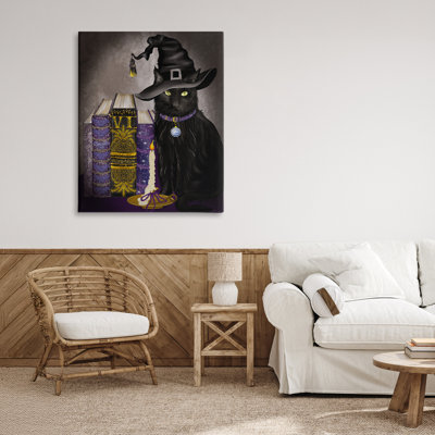 Black Cat Gothic Books Canvas, design by Lori Mosley