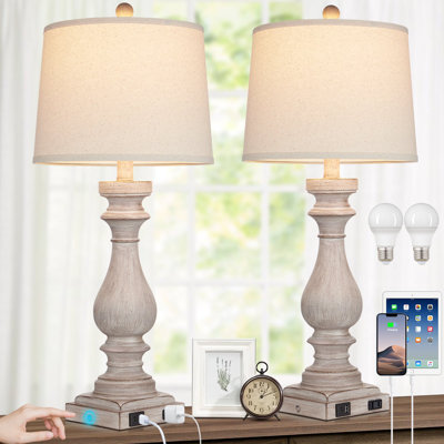 Geigle Vintage Resin USB Table Lamps