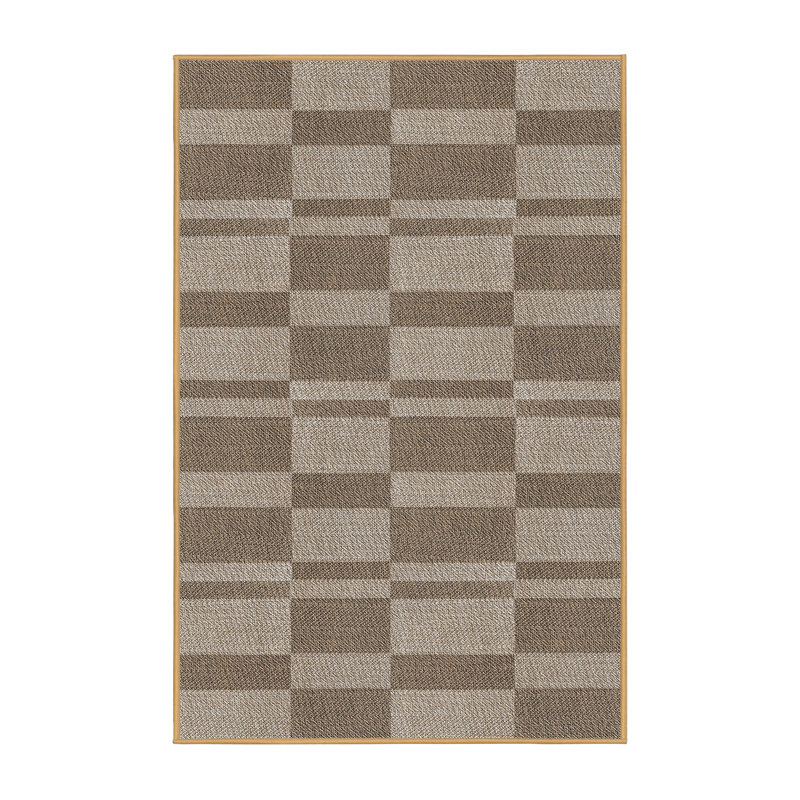 Tapis de surface d’amande à motifs, Rectangle 5 pi x 7 pi