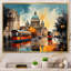 Rome City Collage, reproduction d'art sur toile-767162747-767162744