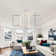 Vollmer 3-Light Dimmable LED Square/Rectangle Chandelier