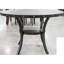 Ensemble de salle à manger moderne et classique en bois naturel Table de salle à manger ronde 4X Chaises d'appoint en tissu gris anthracite
