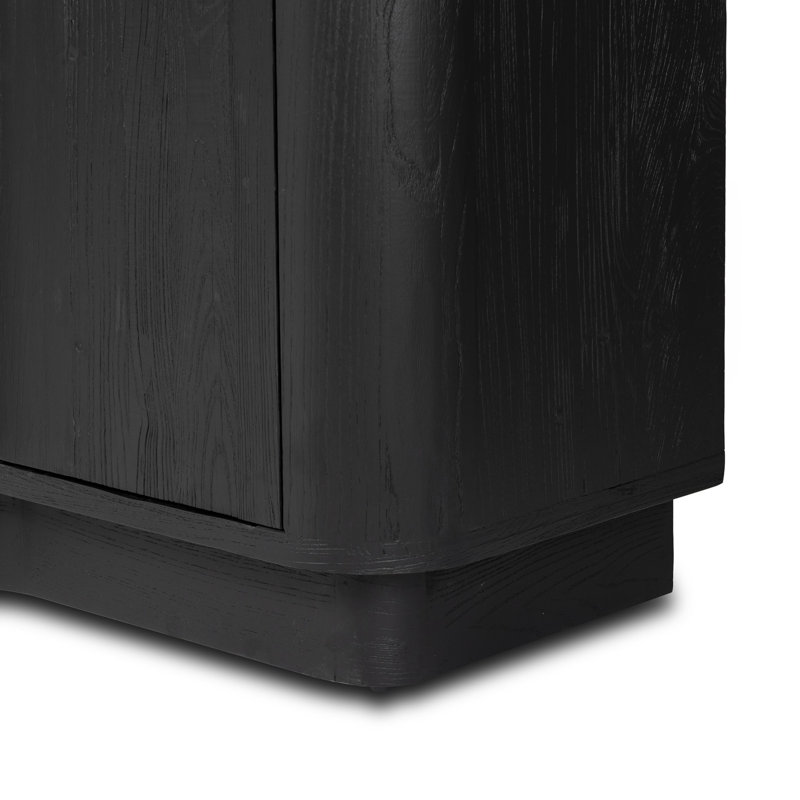 Allandale 72'' W Solid Wood Sideboard, Black