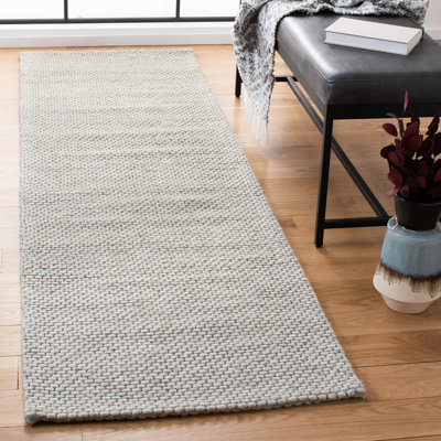 Shaniko Handmade Flatweave Grey Area Rug