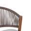 Lot de 2 chaises longues d'extérieur en forme de U, en PE, avec coussin d'eau, structure en aluminium, style et finition modernes.