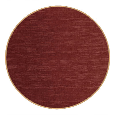 Machine Washable Solid Brown Area Rug