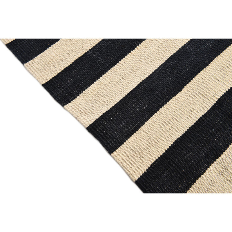 Tapis noir et blanc Ohlson