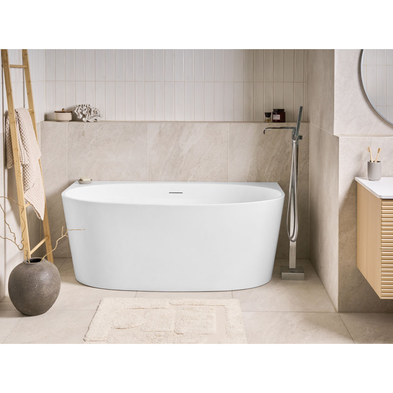 Maillet 1500mm x 790mm Wall Mounted Required Acrylic Bathtub
