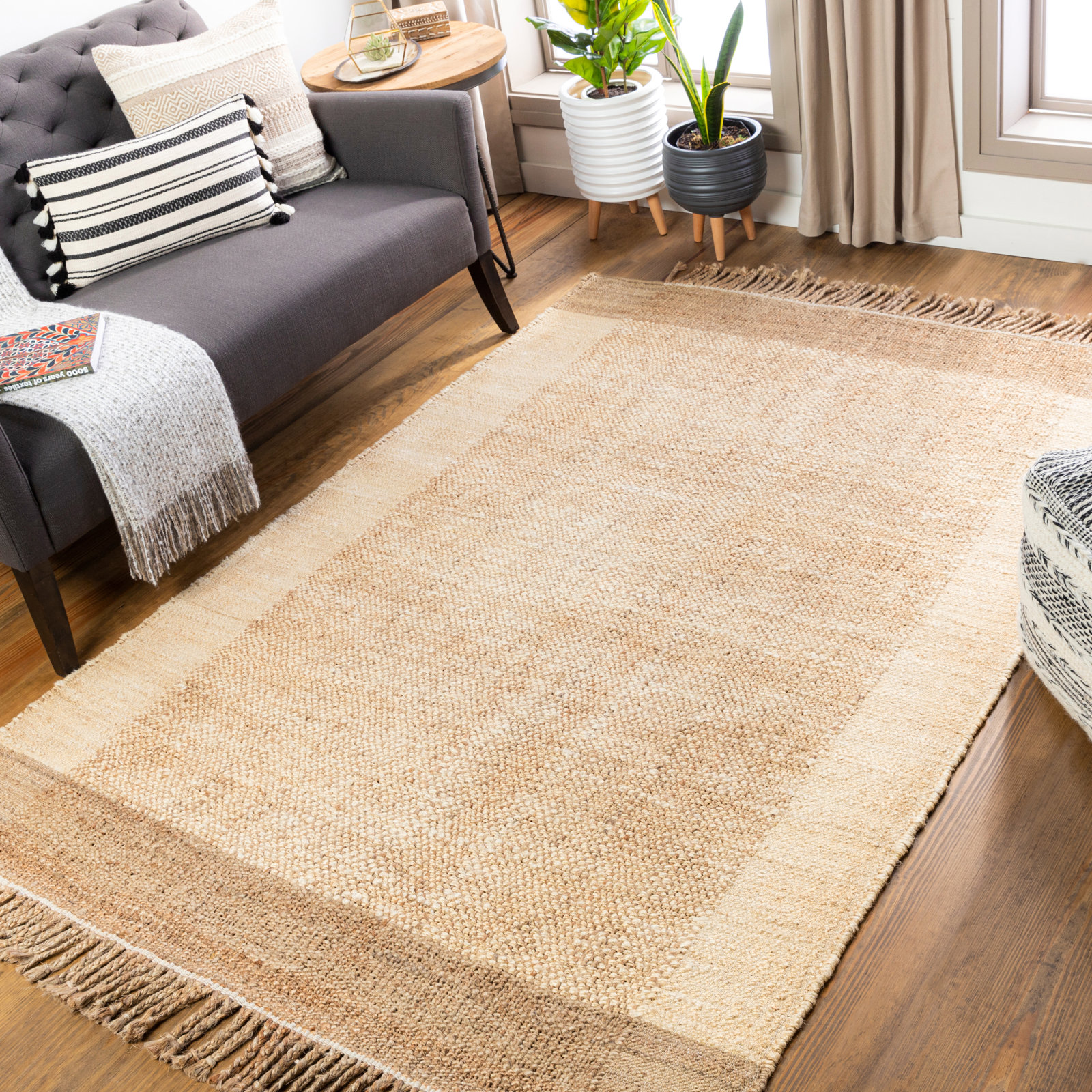 Roslyn Handmade Jute / Sisal Rug, Rectangle 5' x 7'6"