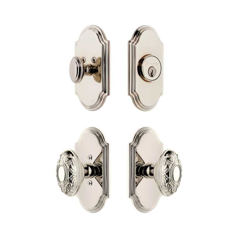Ensemble de courte entrée Grandeur Arc, 2.75", Nickel poli