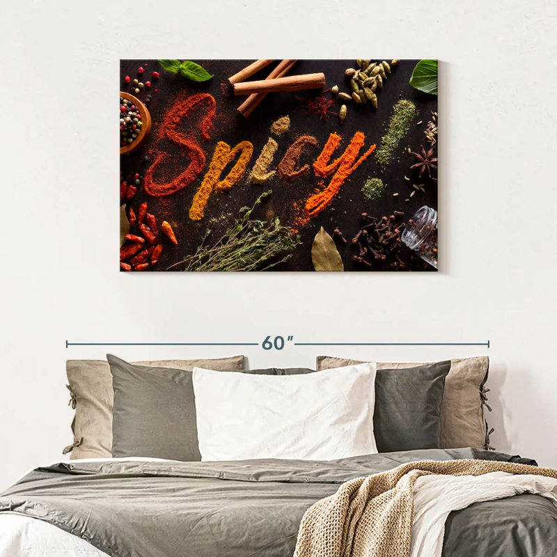 Yarlin Spicy Typography, 30" H x 45" W