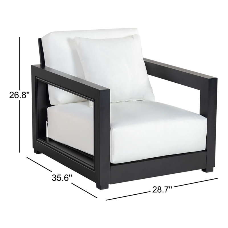 Montford Teak Patio Chair with Cushions