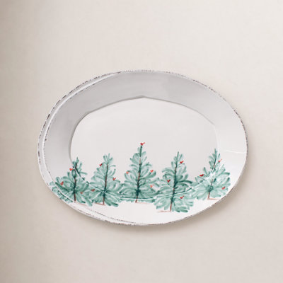 Lastra Holiday Oval Platter