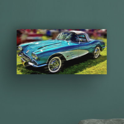 «58 Corvette 1» par David Manlove, impression sur toile tendue