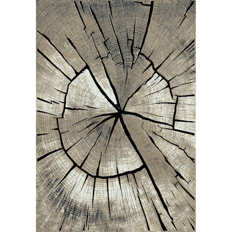 Abstract Indoor Rug, Rectangle 7'10" x 9'10"