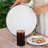 Round Wooden Serving Tray With Metal Handle - Rustic Farmhouse Decorative Tray For Home Decor, Coffee Table, Kitchen, And Dining Table-761456741